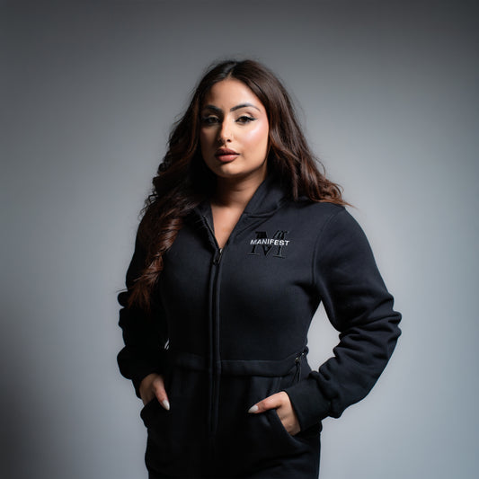 ÉLAN Romper — Noir (BLACK)