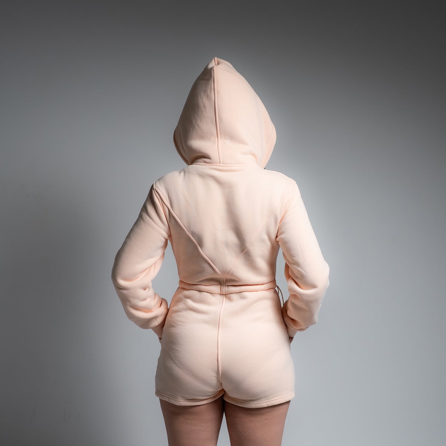 ÉLAN Romper — Crème Peach  PEACHY)