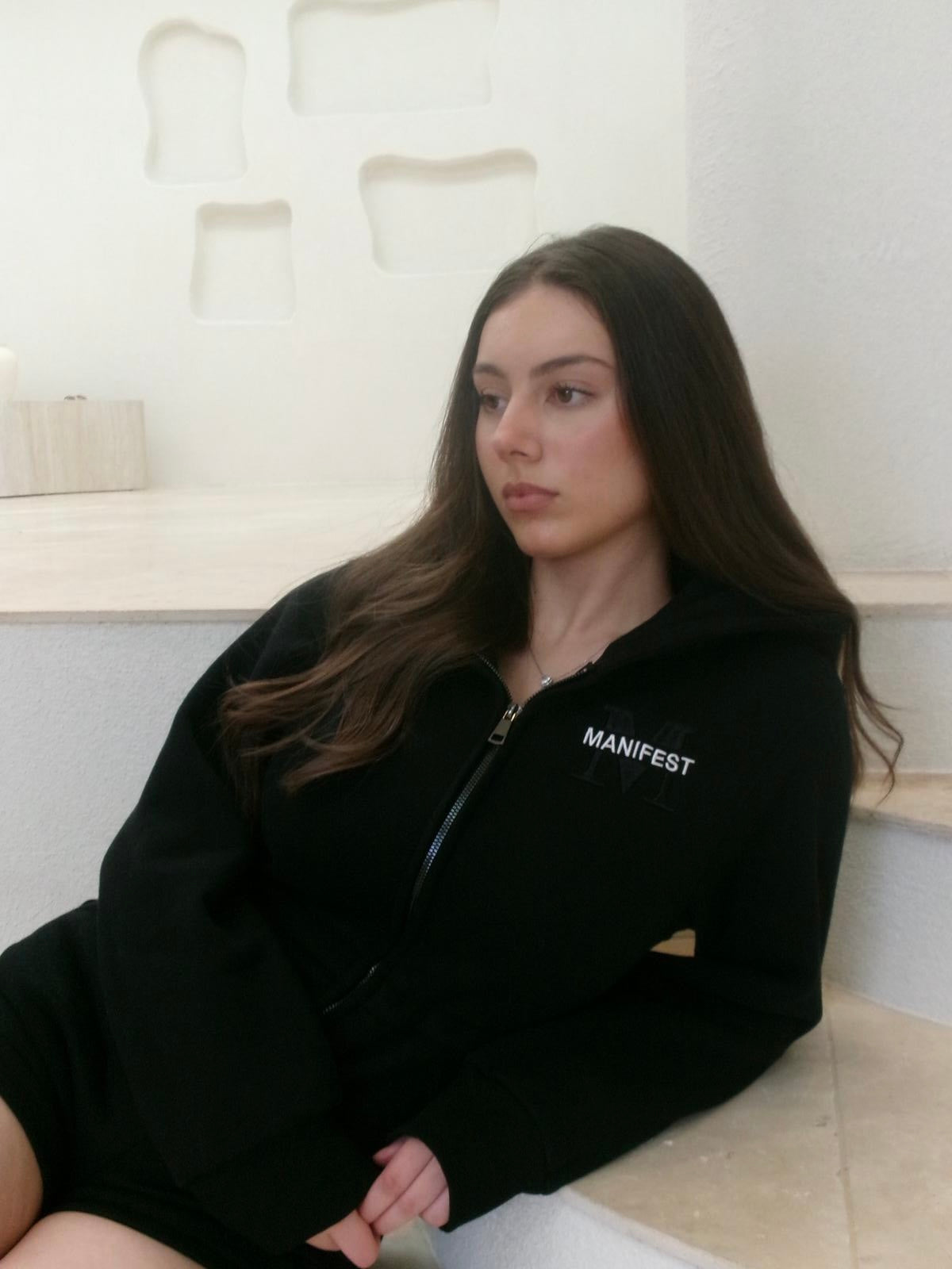 ÉLAN Romper — Noir (BLACK)