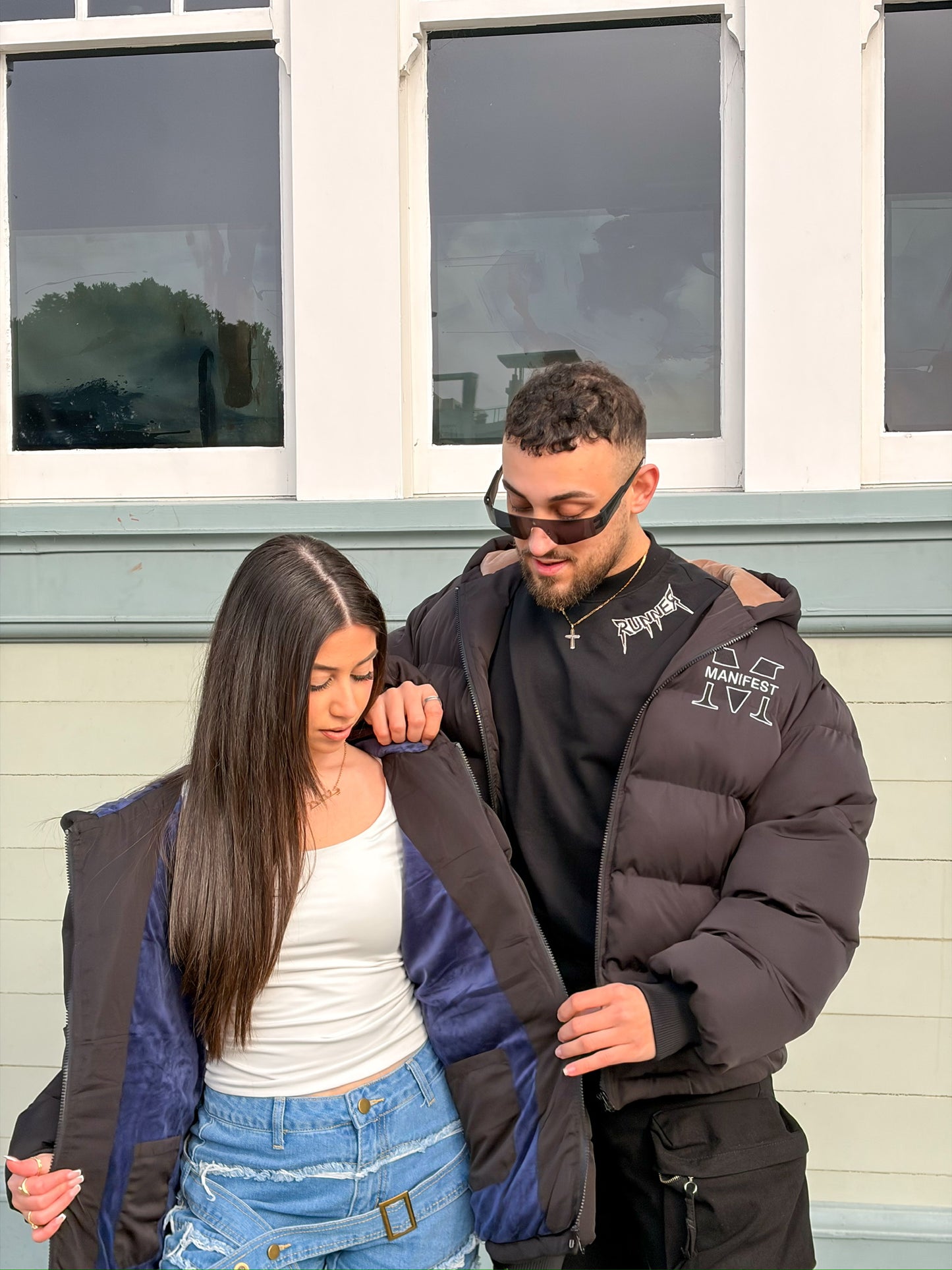 Manifest Unisex Fleece-Lined Puffer Jacket