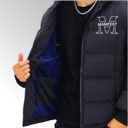 Manifest Unisex Fleece-Lined Puffer Jacket