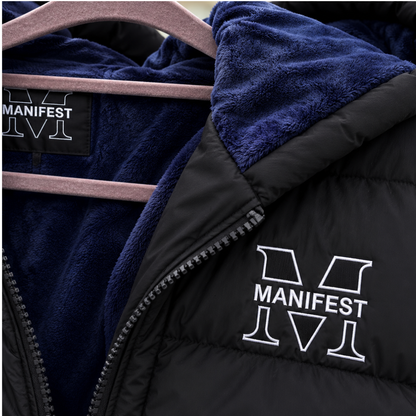 Manifest Unisex Fleece-Lined Puffer Jacket