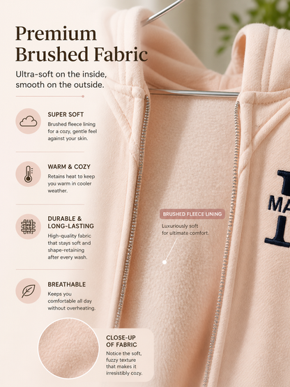 ÉLAN Romper — Crème Peach  PEACHY)