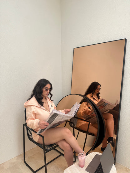 ÉLAN Romper — Crème Peach  PEACHY)