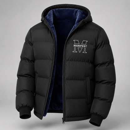 Manifest Unisex Fleece-Lined Puffer Jacket