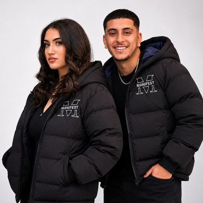 Manifest Unisex Fleece-Lined Puffer Jacket